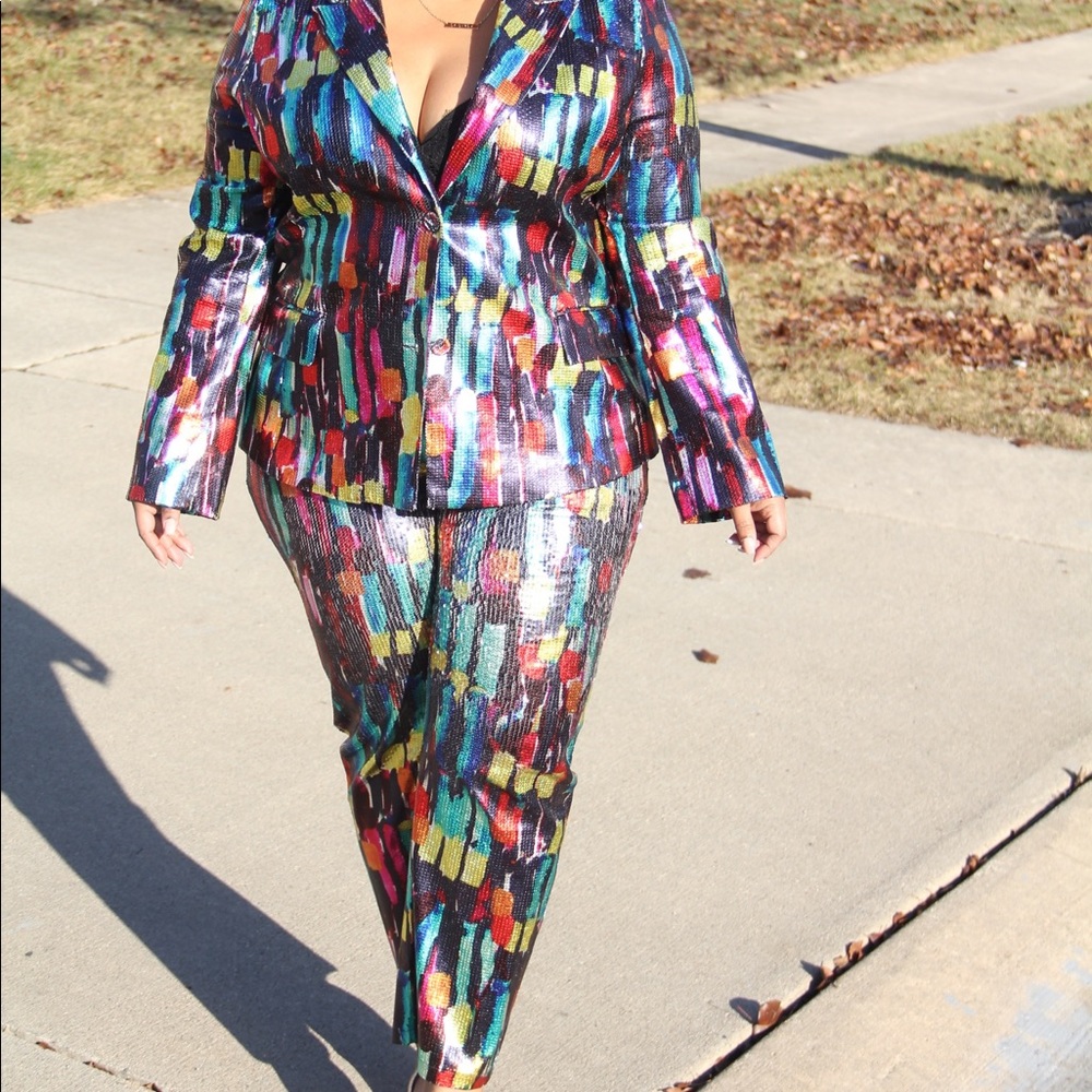 Sequined Pantsuit